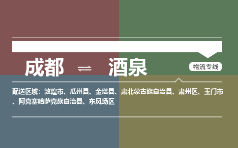 成都到酒泉物流公司_成都物流到酒泉_成都至酒泉物流专线-冷链运输